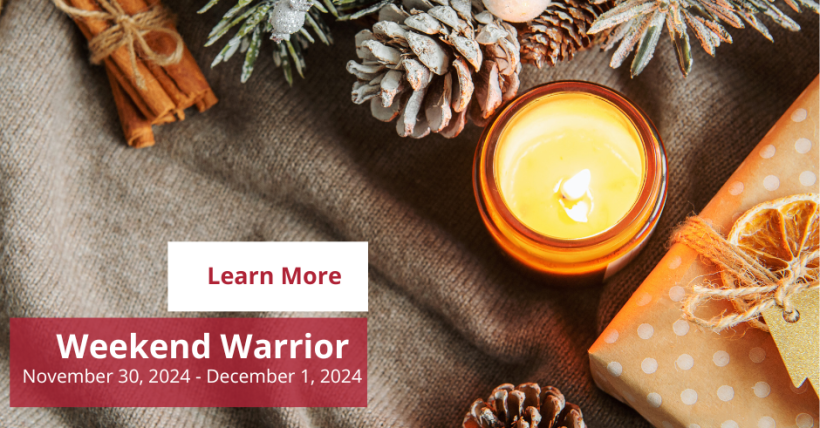 Weekend Warrior: November 30 - December 1, 2024 | Amy Jones Group